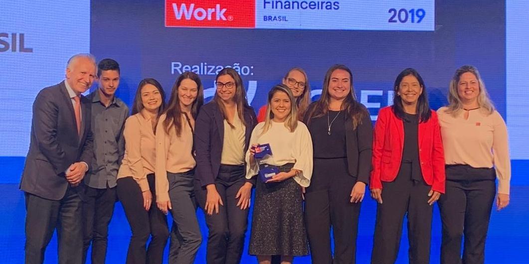 L'équipe de Banco RCI Brasil reçoit le prix Great Place to Work en 2019